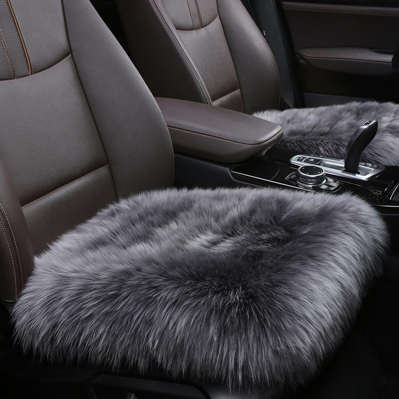 

Car Seat Covers 2021 Winter Pure Wool Cushion Five General Creative Single Piece