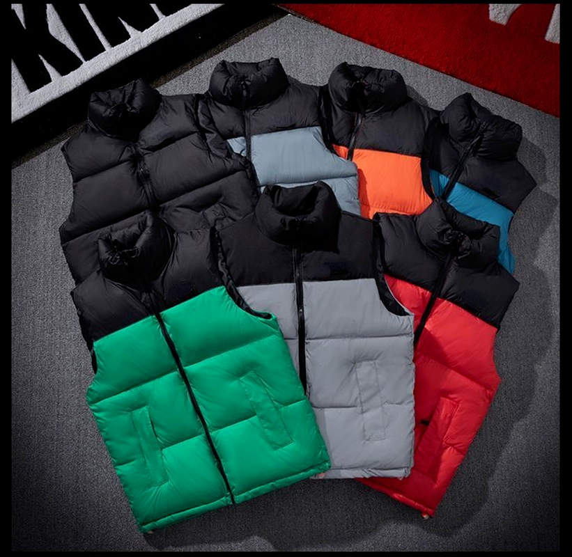 

Famous Mens Down Coat Women Jacket Coat Mens High Quality Casual Vests Mens Stylist Down 8 Colors Size S-4XL Men's Down & Parkas, Silver