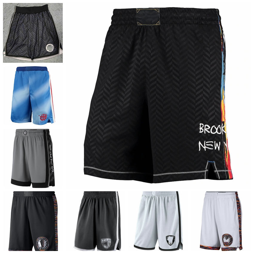 

BrooklynNetsMen 2020/21 City Swingman Pants Edition Performance Basketball Shorts