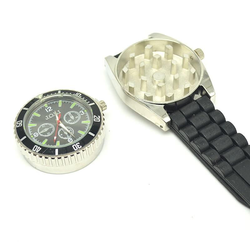 

1pcs 2021 Fashion Wrist Watch Grinder Crusher Metal For Cutting As Gift Smoking Pipes