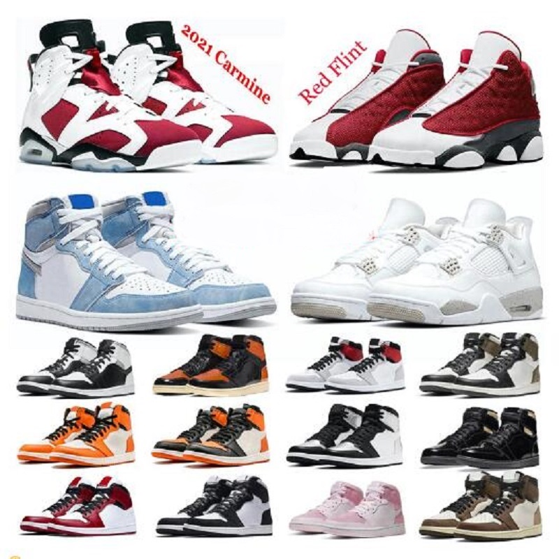 

dropshipping men basketball shoes jumpman 13s red Flint 1 Hyper Royal 1s University Blue 4s White oreo cement Black Cat women sport sneaker trainer outddor, # 10