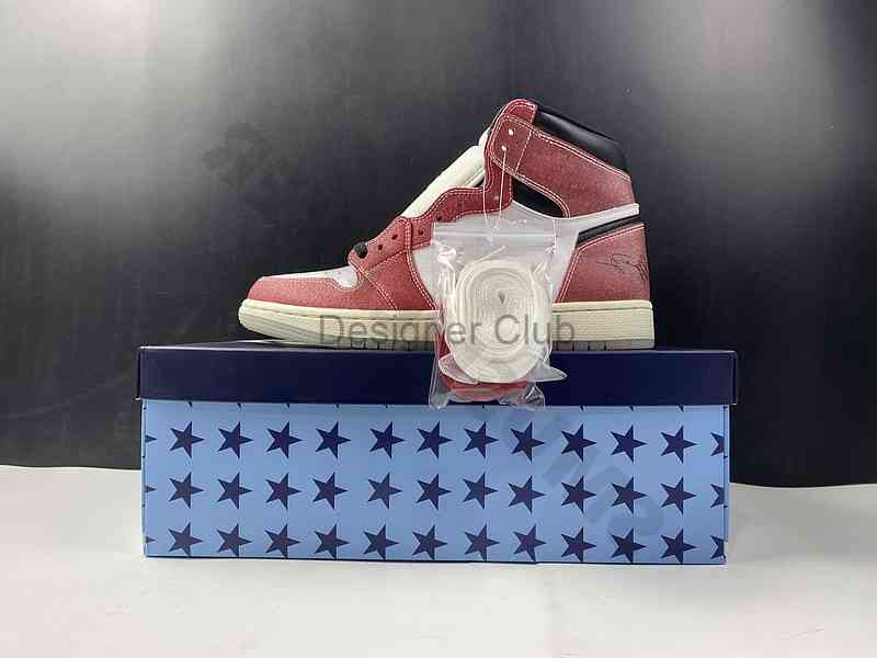 

2021 1 1s Trophy Room Chicago crystal bottom red white shoes Designer high Basketball Shoes With box OG men Athletic Sneakers DA2728-100, With og box