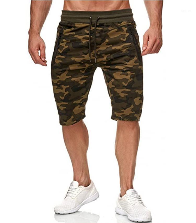 

Men' Shorts Cross Border 2021 Summer Camouflage Printing Casual Large Sports Capris Pants, See chart
