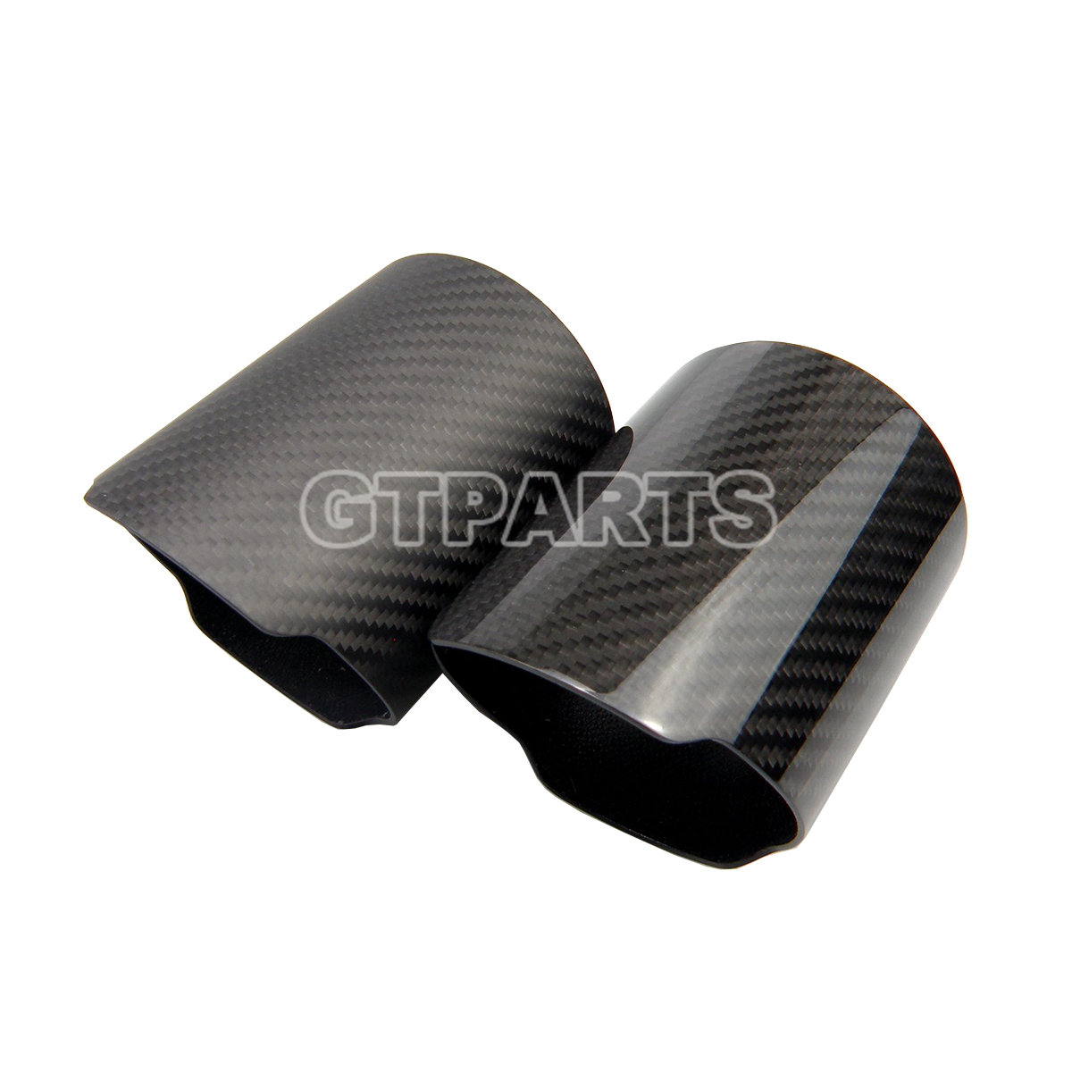 

Car Universal glossy Carbon Fiber Exhaust Tip Cover Muffler Pipe housing case with straight edge for AUDI BENZ TOYOTA HONDA