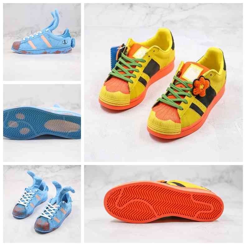 

2020 New Melting Sadness Superstar Running Shoes Karoro Blue Rabbit Babo Bee Women Girls Casual Shoes With Designer Box