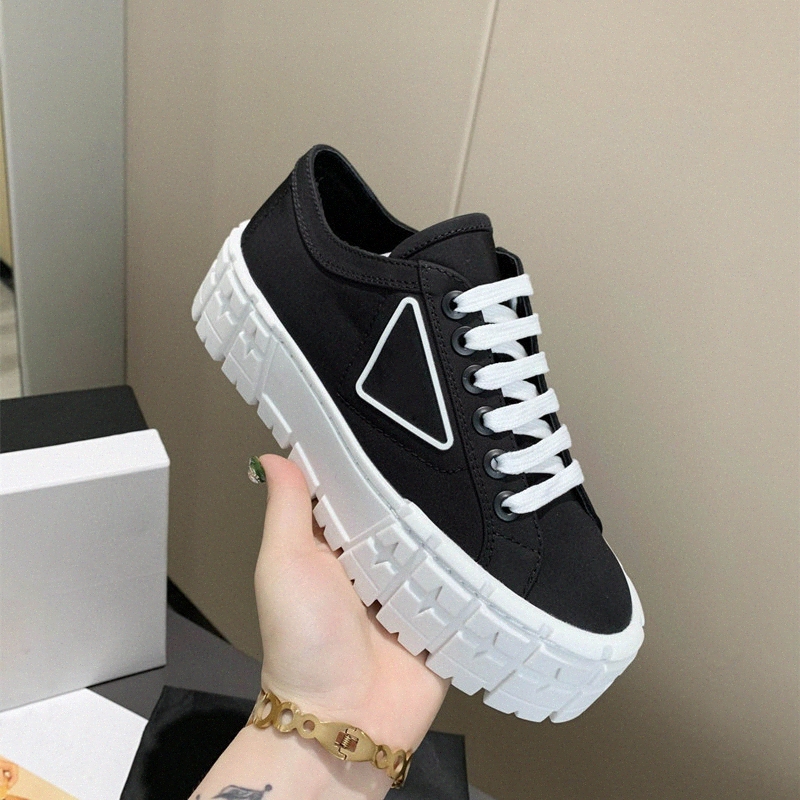

2021 platform Casual Shoes motocross tires defines oversized canvas height Increasing sneaker unusual design nylon gabardine sneakers triangle, Small gifts