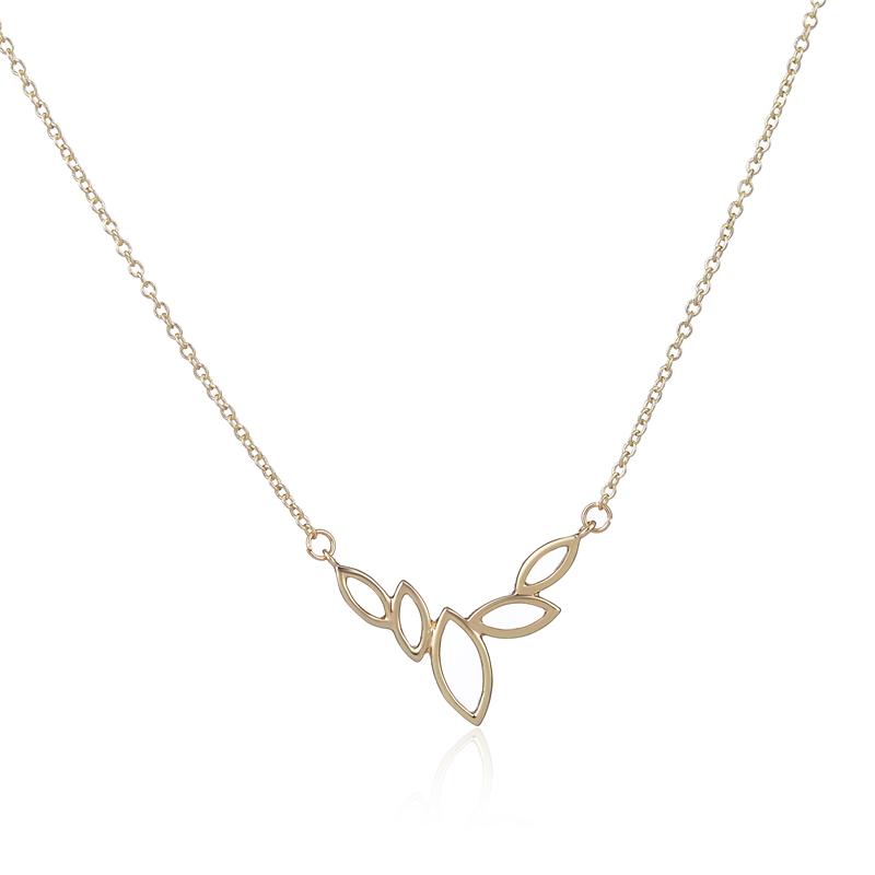 

Pendant Necklaces Shuangshuo Bohemian Leaf Necklace Plant Vintage Leaves Choker For Women Fashion Jewelry Collier Femme N107