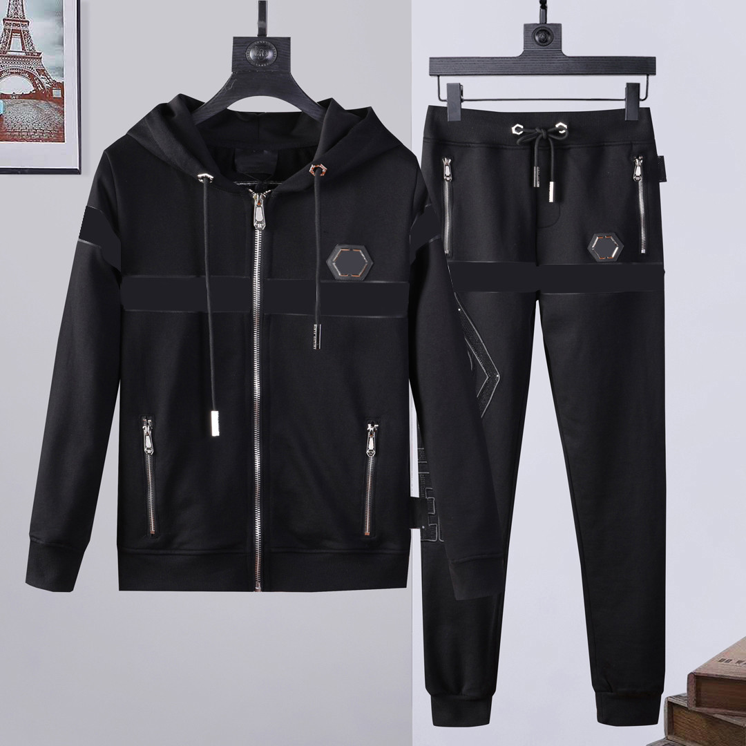 

2021 Tracksuit Men Set Fashion Sportswear Sweatsuit Male Sweat Track Suit Jacket Hoodie with Pants Mens Sporting Suits Jogging SuitsM, Customize