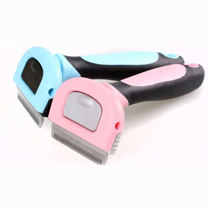 Hair Removal Comb Pet Supply Grooming Brush Stainless Steel Dog Brushes Trimmer Combs Detachable-image-690322802