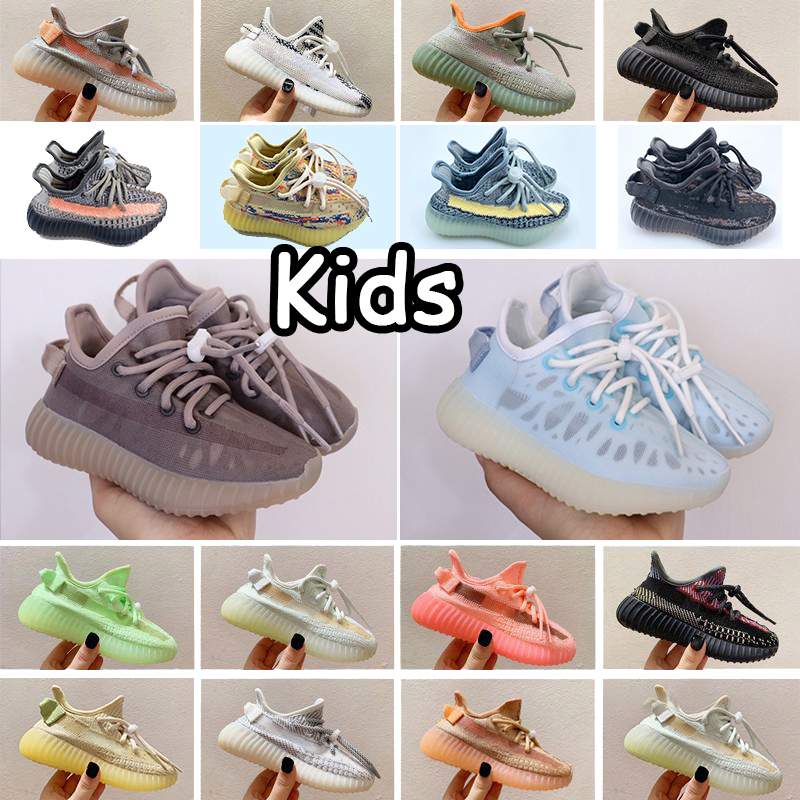 

Infant Ash Stone Blue Running Shoes Kids Mono Ice Clay Mist Cinder Children Sport Sneakers Yecheil Toddler Chaussures Pour Enfant Small Boys
