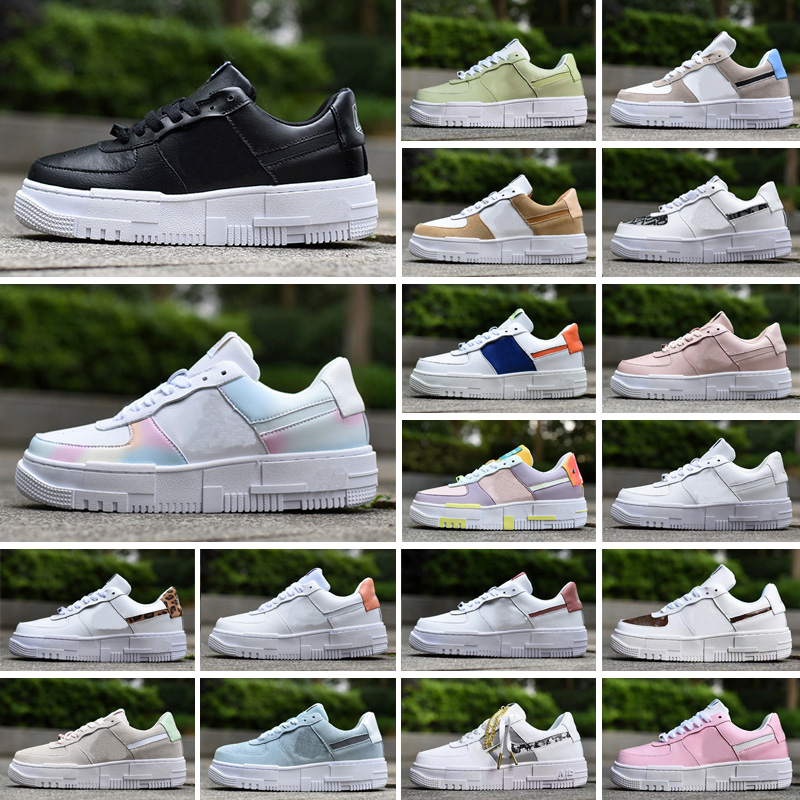 

Pixel Gold chain 1 Low men women Running Shoes Have A Good Game Sail tan Halloween Desert Sand platform Lucky Charms Black White Sunlight mens trainer sports sneakers, Color 19