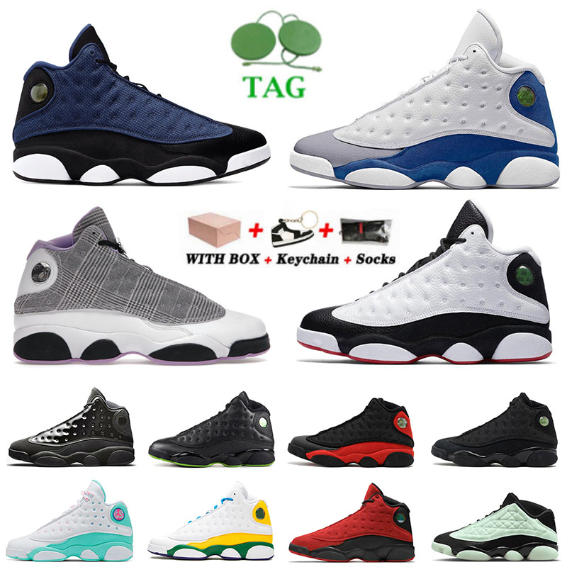 

2022 New Arrival Jumpman 13 13s XIII Designer Basketball Shoes For Men Flint Brave Blue Houndstooth Obsidian French Blue Mens Womens Sports Sneakers Trainers, 40-47 playoffs