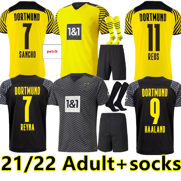 

Adult+socks dortmund soccer jersey Borussia 21 22 fourth 4th 2021 2022 football shirt HAALAND REUS NEONGELB BELLINGHAM SANCHO HUMMELS BRANDT maillot de foot, 21/22 home