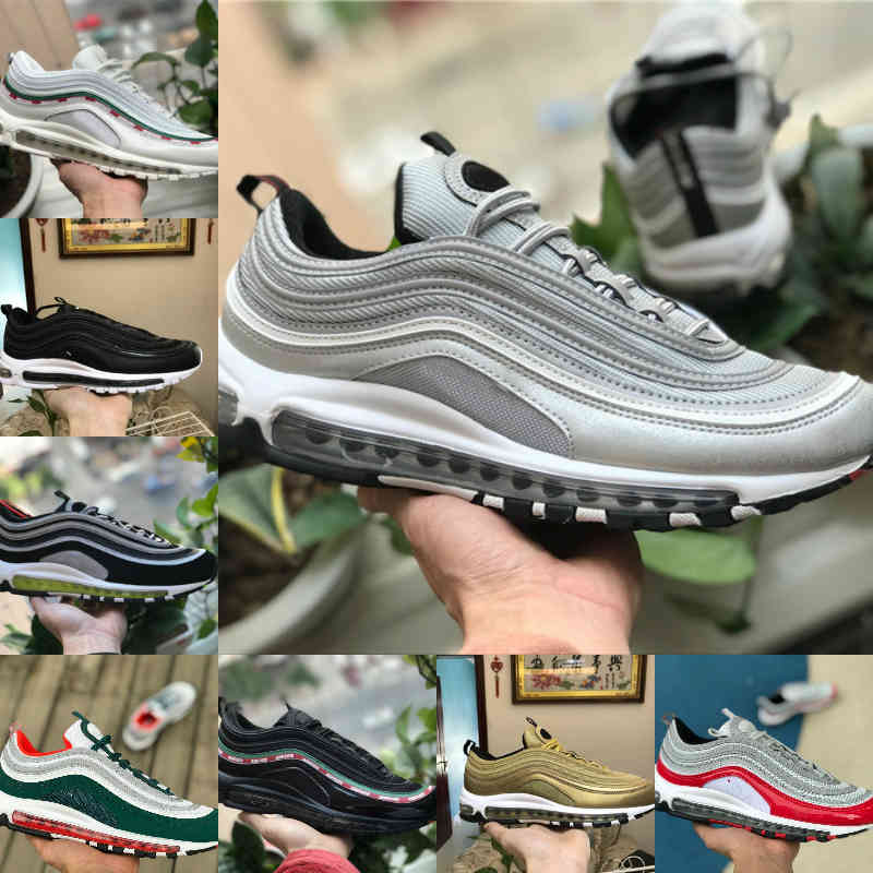 

Sell 2021 New Triple White 97 OG X Mens Outdoor Running Shoes Bred Undftd UNDEFEATED Black Sliver Bullet Metalic Gold Olive Men Women Sports