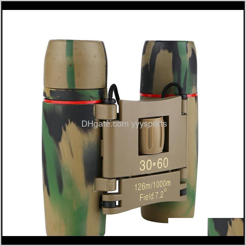 

30X60 Binoculars Portable Folding Mini Telescope Low Light Night Vision For Hunting Sports Outdoor Camping Travel Sightseeing R64Fl 7G8Tl