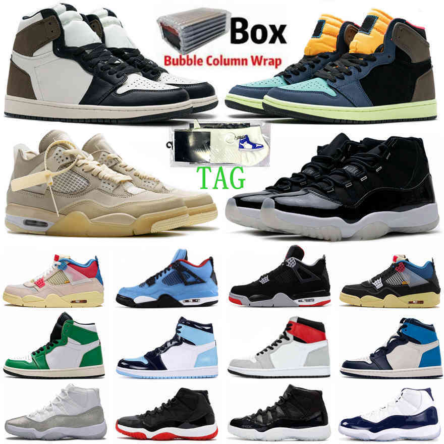 

Travis Scotts 1 1s Obsidian UNC OG Twist What The Mens Basketball Shoes Black Cat Bred Jumpman 4 4s Union Sail Concord 11 11s Women Sneakers