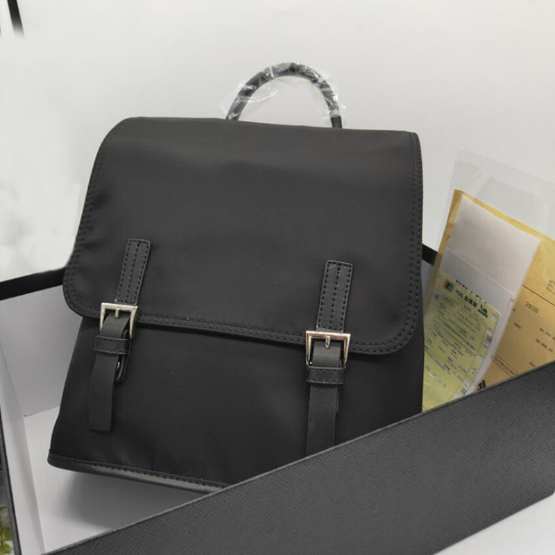 

School Bags Without box high quality neutral Internal mezzanine women's zipper Fashion Shoulder Bag Large Capacity backpack schoolbag men's travel handbag wallet, Black
