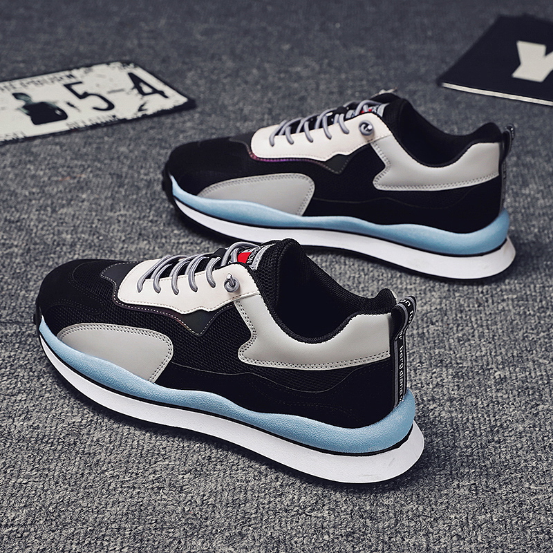 

2021 High Quality Womens Men Running Shoes Fashion Students Outdoor Sports Sneakers Black Grey Size Eur 39-44 Code 74-S225