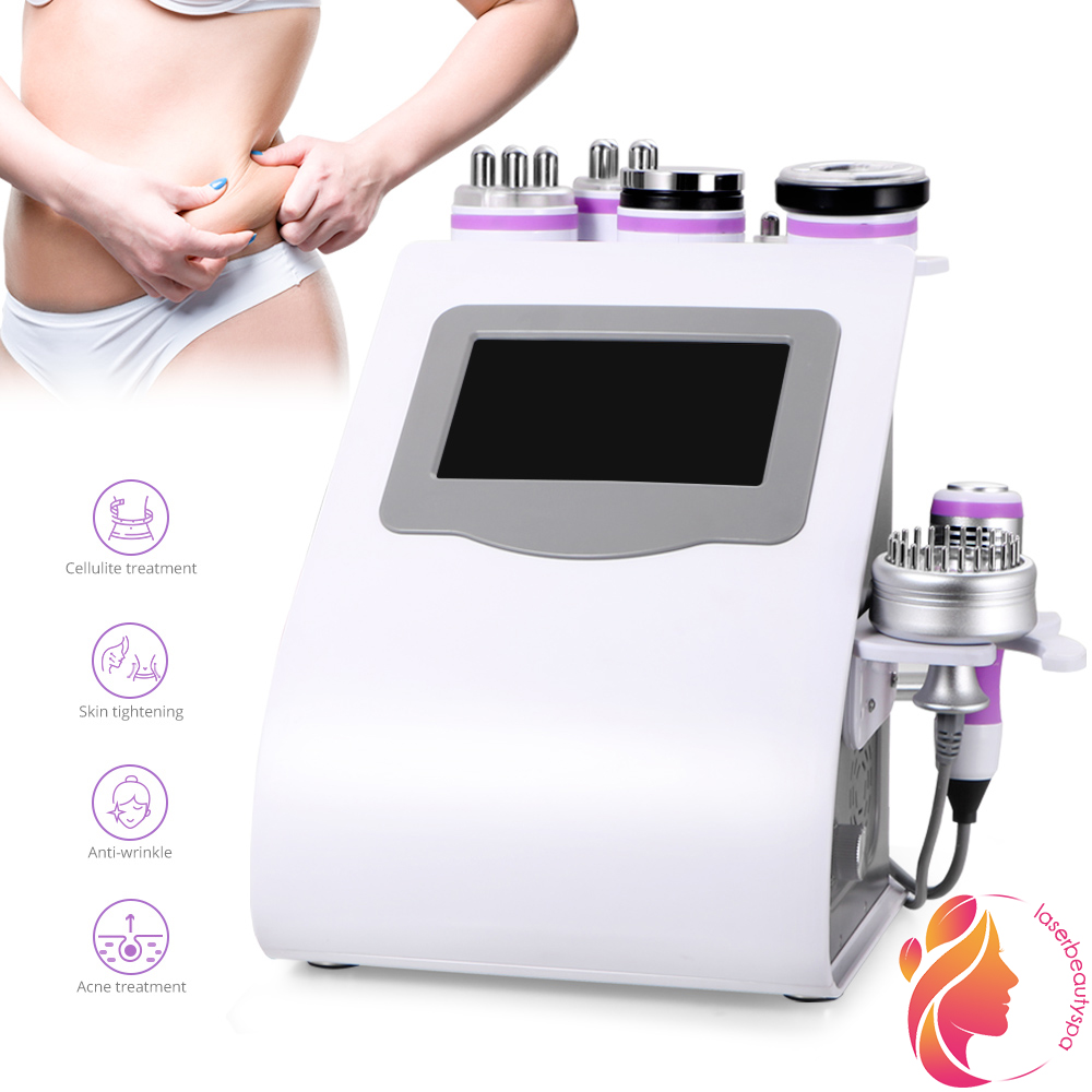 Cold probe for calming down the skin Spa Vacuum RF 40K Cavitation Ultrasonic Photon Micro Current Face&Body Slimming Machine