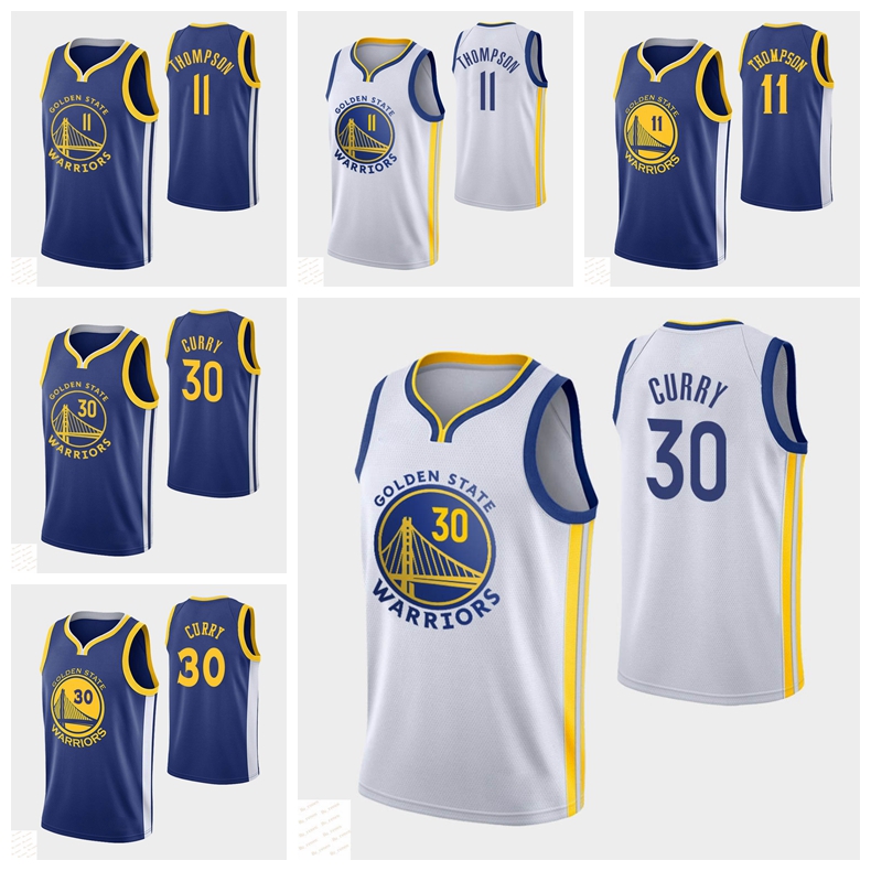 

Golden StateWarriorsMEN Stephen Klay Thompson Curry Royal Swingman Basketball 2019-20 Jersey - Icon