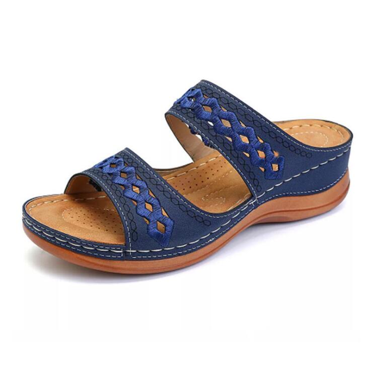 

2022 Summer Mesh Soft Sandals Bottom Casual Breathable Running Shoes Flat Student Fish Mouth, 02