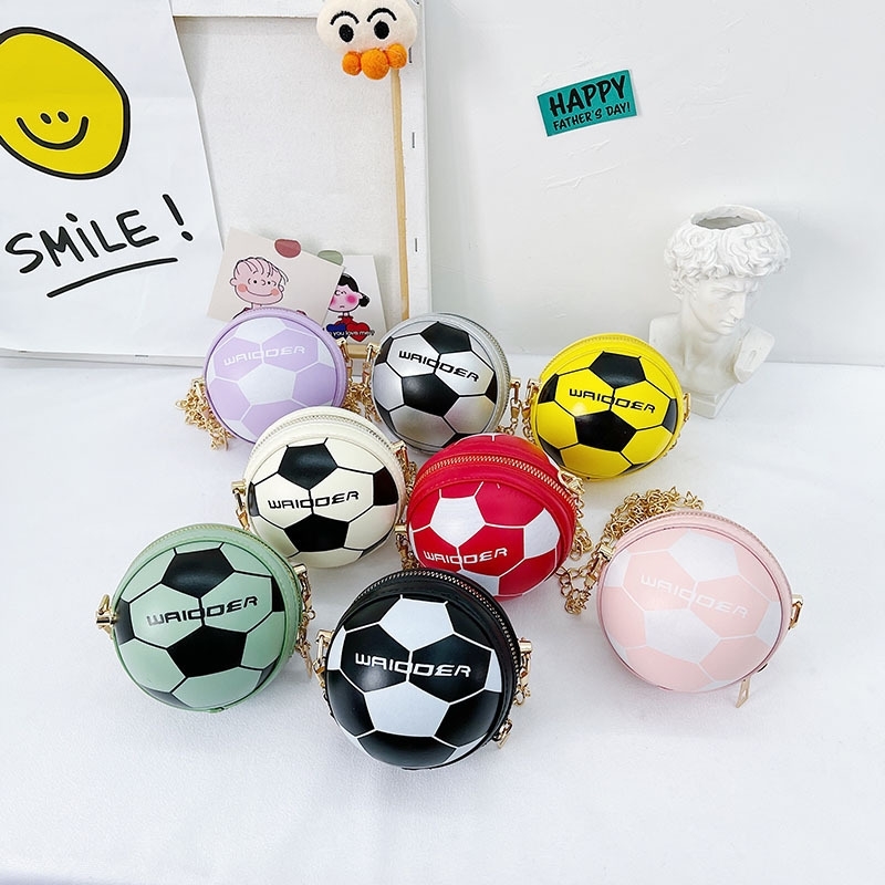 

Creative children's small new baby fashion chain bag girl's One Shoulder Messenger Bag zero wallet, Basketball black