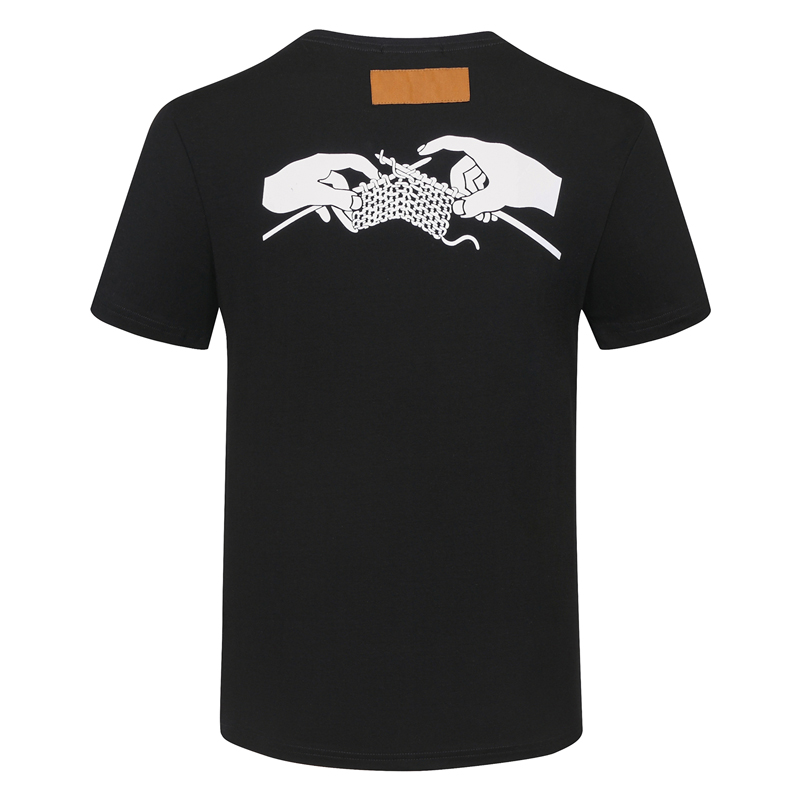 

Mens T shirts Summer Short Sleeves Fashion Printed Tops Casual Outdoor Men Tees Crew Neck Clothes 2021 tshirt Asian size M-XXXL, White;black