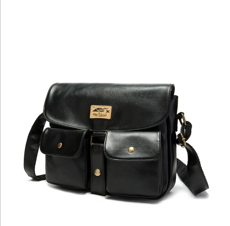 

Laptop Briefcases Men Business Messenger Bag Vintage Crazy Horse Artificial Leather Handbag Casual luxurys Shoulder Bags, Black