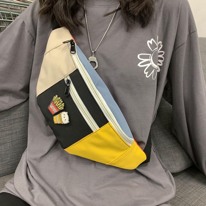 

Waist Bags Brand Fashion Bag Women's Chest Quality Pack Canvas Female Fanny Designer Ladies Messenger Shoulder