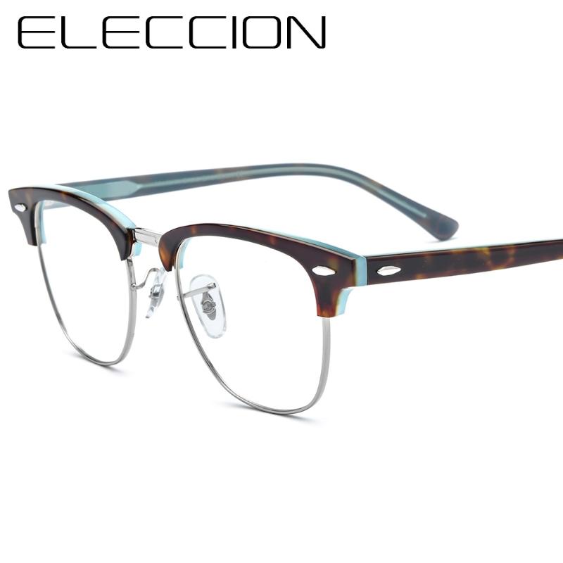 

Fashion Sunglasses Frames ELECCION Acetate Vintage Frame Woman's Glasses Full Rim Square Optical Myopia Eyeglasses Prescription Eye Glass Fo