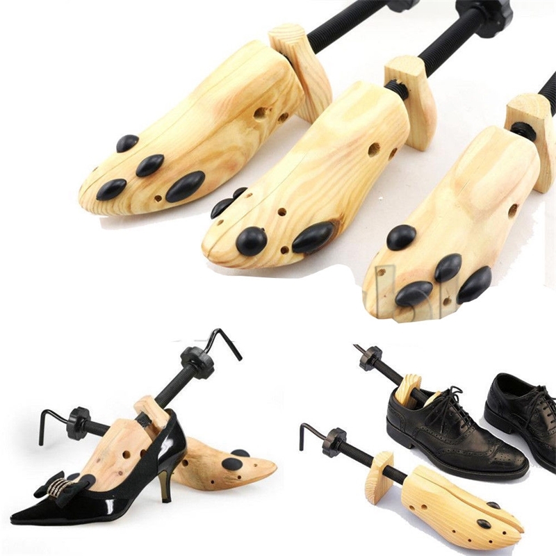 

BSAID 1 Piece Shoe Tree Wood Shoes Stretcher, Wooden Adjustable Man Women Flats Pumps Boot Shaper Rack Expander Trees Size S/M/L 211120