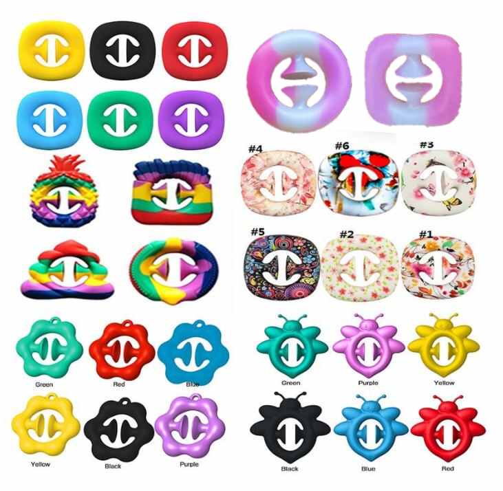 

Silicone Fidget Toy Snap Hand Grab Antistress Toys Autism Special Needs Stress Relief Calming Simple Dimple Fidget Sensory Toys