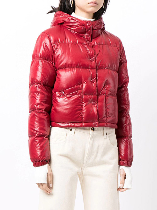 

Monclair Side arm logo short womens down jacket 2021 New France Luxury Brand jackets Size --4, Supplement (not shipped separately)