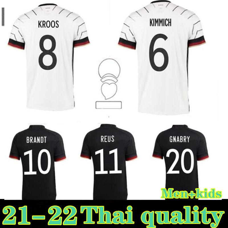 

Size: S-2XL Germany 2021 2022 soccer jersey Home away HUMMELS KROOS DRAXLER REUS MULLER GOTZE KIMMICH GUNDOGAN 20 21 football shirt men+ kids kit, Black;yellow