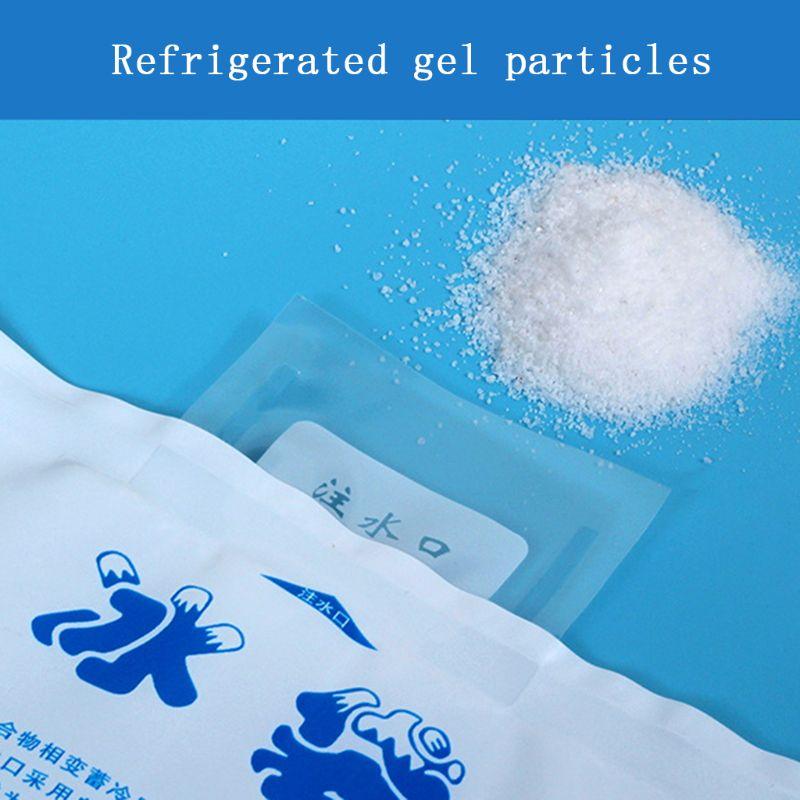 

Gel Ice Bag Insulated Dry Cold Pack Cooler For Reusable Fresh W8ED Outdoor Gadgets
