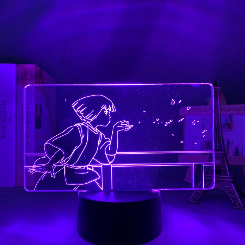 

Night Lights 3D Lamp Anime Spirited Away Led Light For Child Bedroom Decoration Birthday Gift Room Desk Acrylic