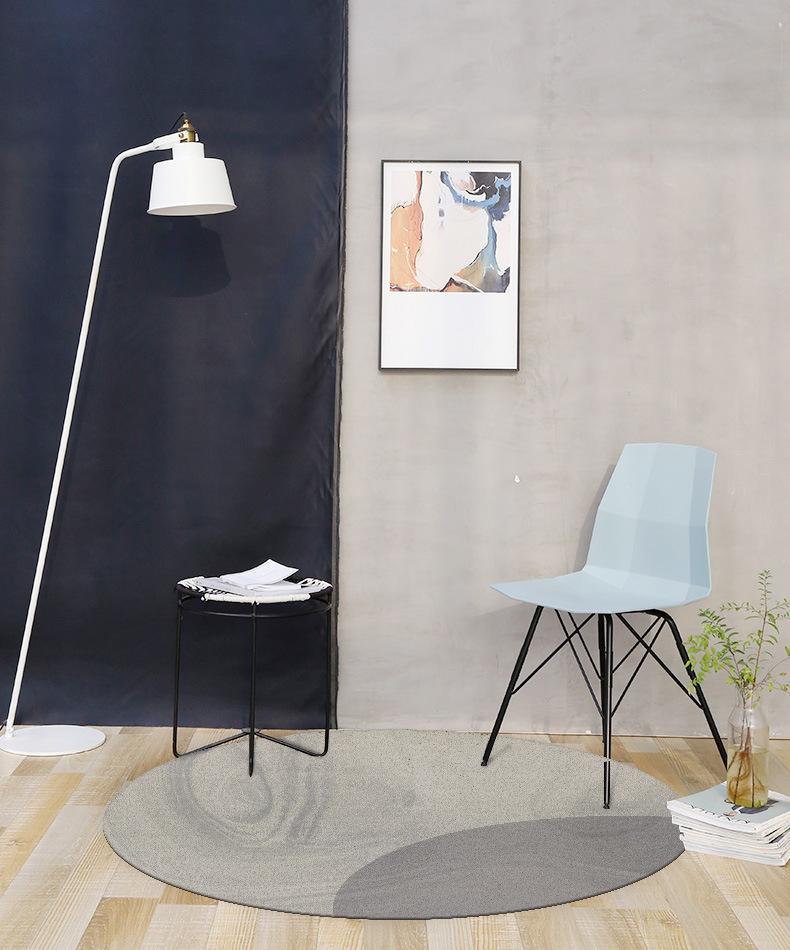 

Carpets 2021 Round Carpet Modern Minimalist Living Room Bedroom Study Hanging Basket Chair Computer Non-Slip