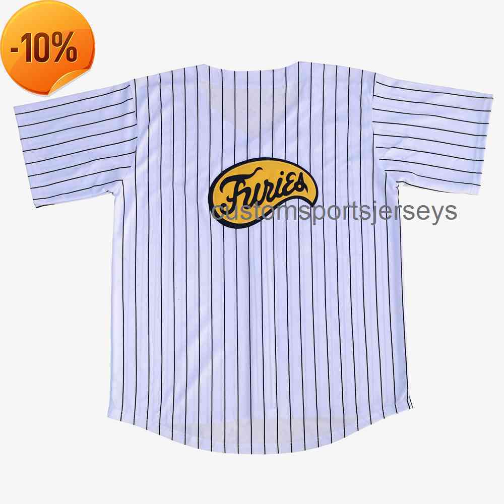 

Custom Men Women kids Furies Stripes White Baseball Jersey -6XL