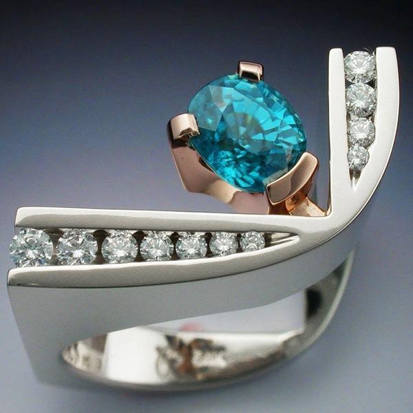 

Wedding Rings Unique Female 925 Sterling Silver Court Ring Cz Stone Statement Band For Women Men Party Handmade Jewelry