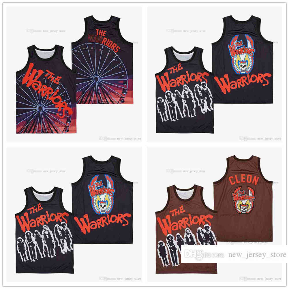 

Movie THE WARRIORS CONEY ISLAND RETRO JERSEY RED BLACK WHITE Custom DIY Design Stitched College Basketball Jerseys