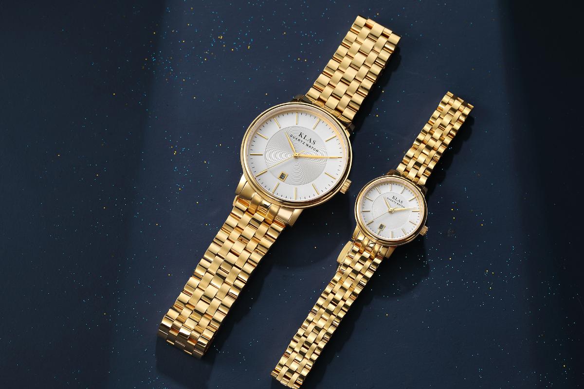 

Wristwatches KLAS Watches Women Fashion Watch Luxury Designer Brand Casual Dress Quartz Ladies Bracelet, Bronze