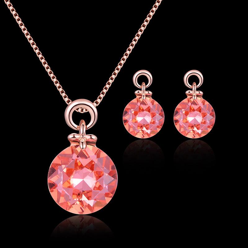 

Earrings & Necklace KPOP Fashion Set Female 2021 Ethnic Style Luxury Modern Gorgeous Wedding Party All-match Gift Wholesale, Silver