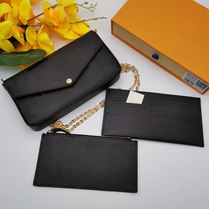 

Fashion Bags Coin Purse designer handbag Men S Wallets Felicie Pochette Key Pouch Credit Card Holder ID crossbody bag Luxury Shoulder 2021 f
