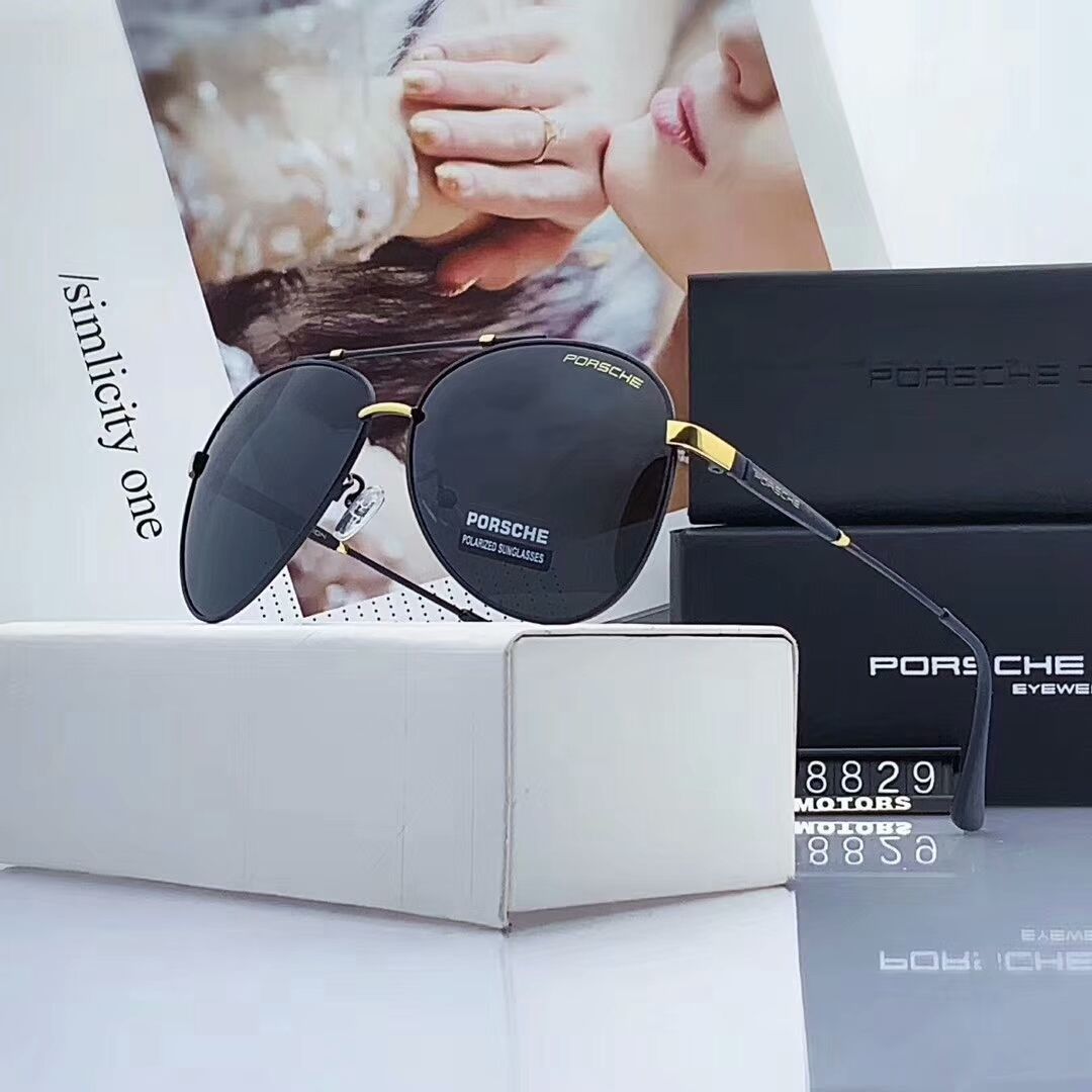 

NEWARRIVALS Sunglasses men's Porsche Polarized fishing new driving HD toad SJ24, White;black
