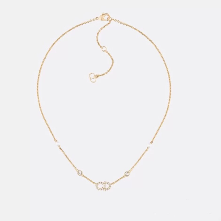 

Designer Necklace Plated copper Jewelry Clavicle Chain Letter Simple and Fashion Woman Love Gift with box zx232