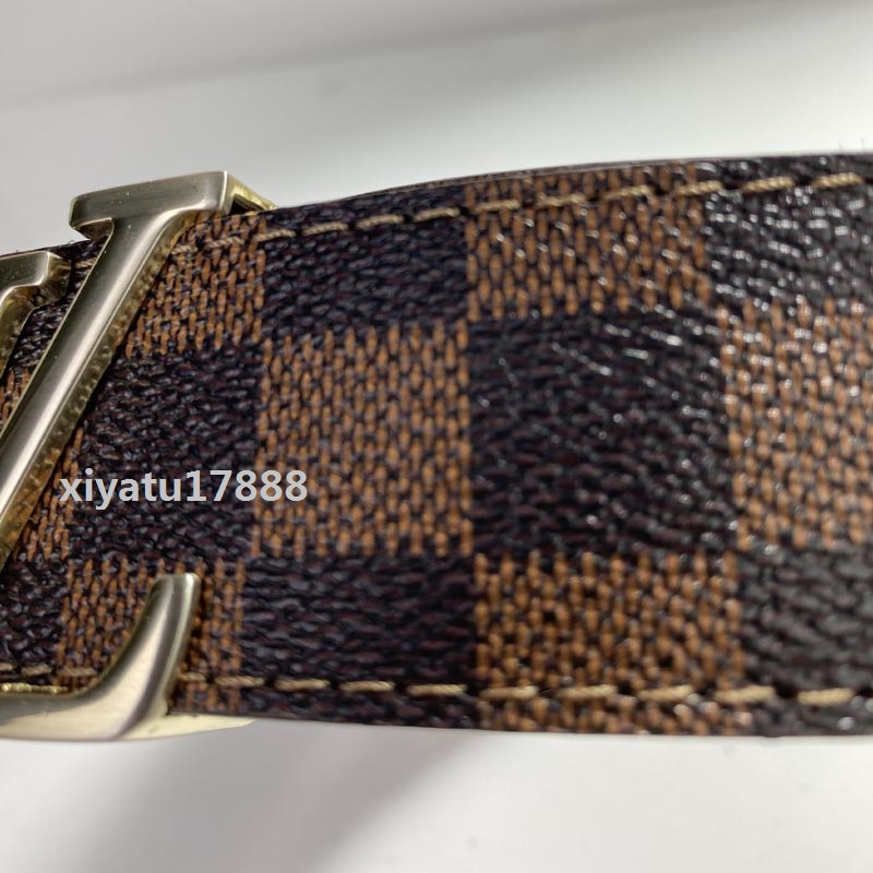 

2021 Gold Silver Multi Hardware High Quality Belt For Men And Women Retail Wholesale Louis Belts Vitton Lv Welcome Customers No, Black;brown