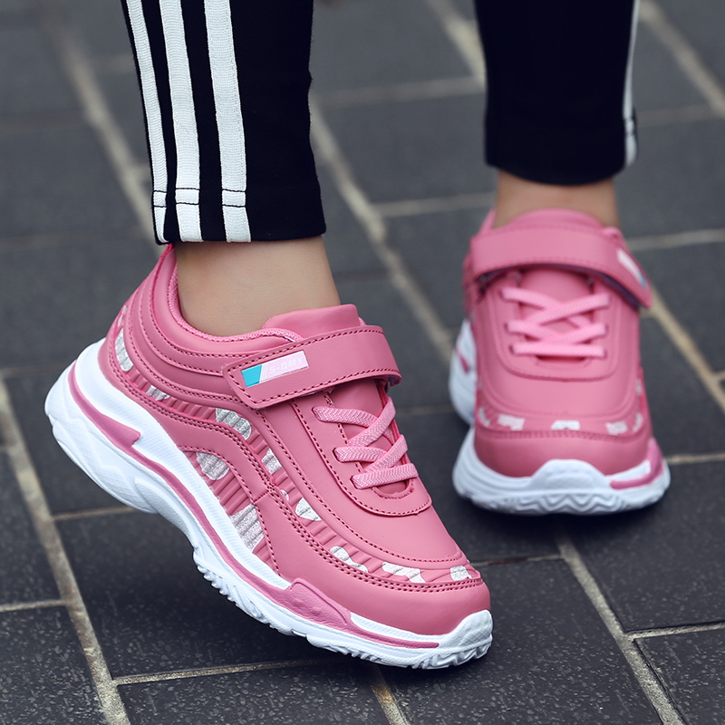 

Fashion Baby Girls Sneakers Kids Sports Running Shoes Girls Children Tenis Sneakers Pink Pu Leather Casual Walking Shoes Boys, Purple