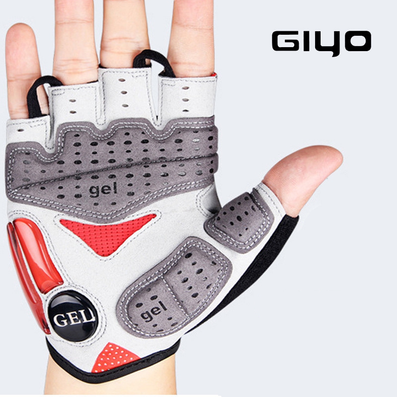 

GIYO S-10 Summer Bicycle Breathable Shock Absorbing Half Finger Glove Mountain Bike Antiskid Wear Resistant Cycling Glovesg