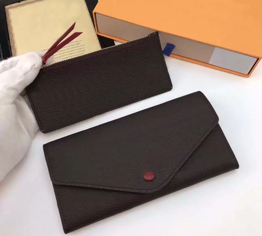 

High quality Women wallet Long Purse Fashion Shoulder bags 0136 2pcs set package Luxurys Designers Bags 2021 Handbags PU leather lady's hand bag wholesale size19X10, Brown flower - fuchsia