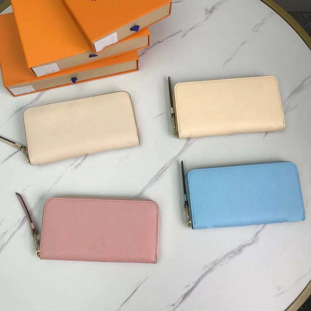 

High-quality designers wallets By Thes Pool The most elegant designer zipper wallet Card and coin famous purse free ship, Khaki #80402